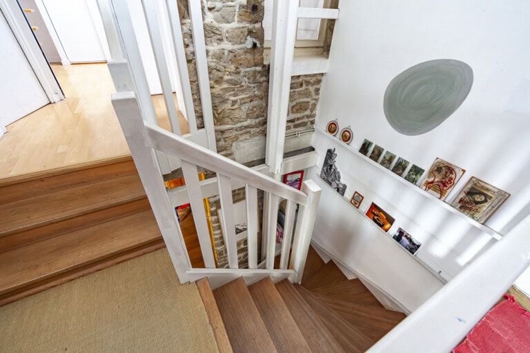 Photo immobilière escalier intérieur Rennes